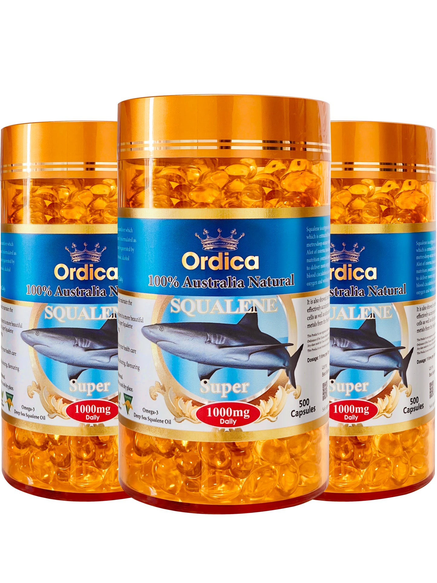 ORDICA 角鯊烯 1000mg(Daily) 500粒